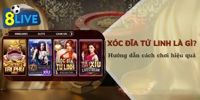 Luật chơi xóc đĩa tứ linh cực đơn giản